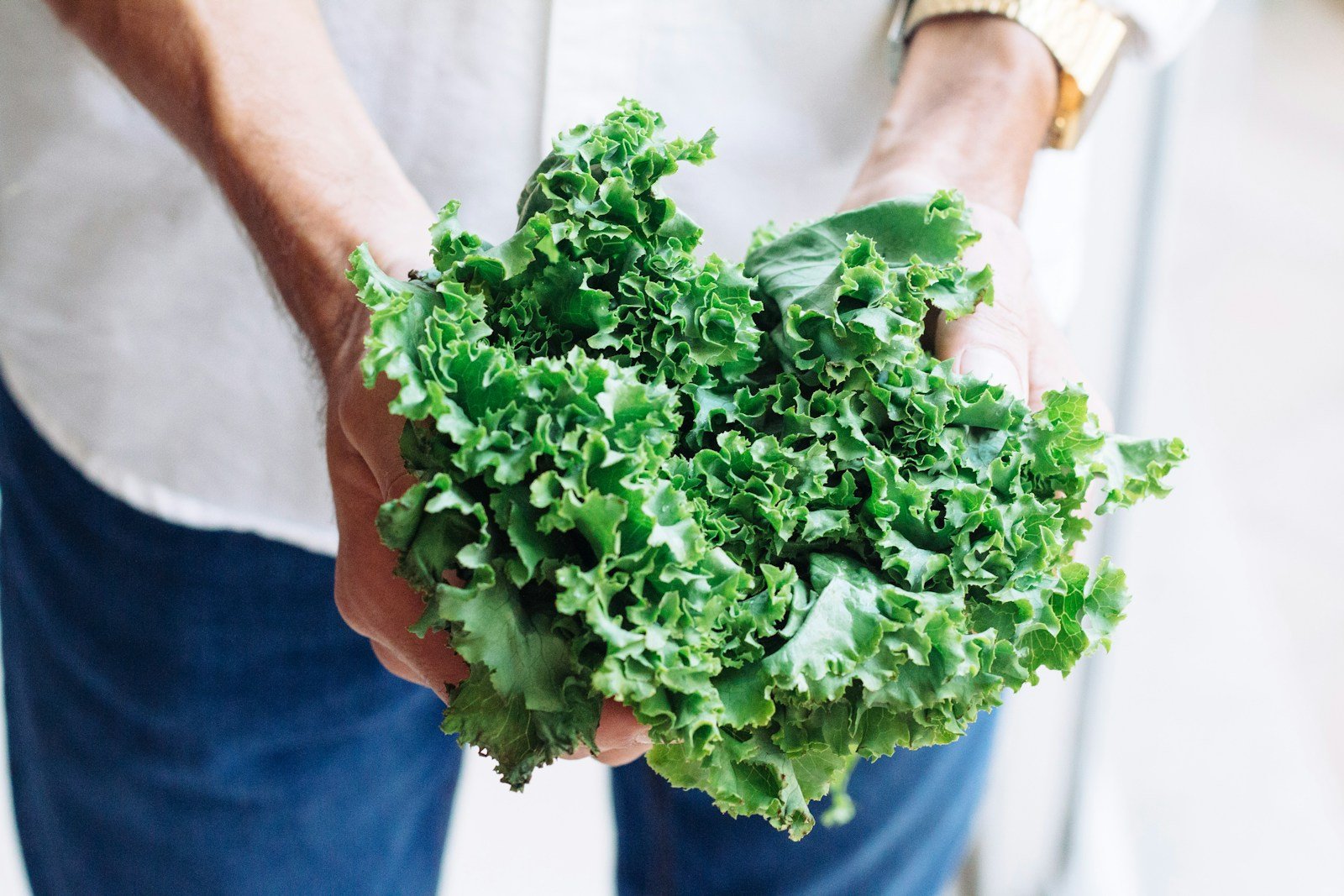 Kale is a great source of Vitamin K2.